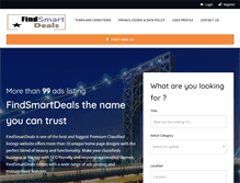 Tablet Screenshot of findsmartdeals.com